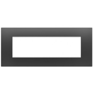 Ego Plate Technopolymer 7 Gang Satin Black