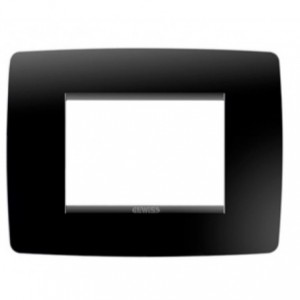 Chorus One 3-GANG Cover Plate Toner Black