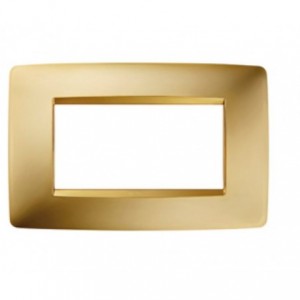 Chorus One 4-GANG Cover Plate Gold