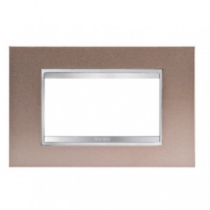Lux Plate 4P Metal Bronze Pearl