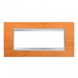 Chorus Lux 6-GANG Cover Plate Cherry Wood