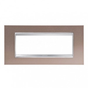 Lux Plate 6P Metal Bronze Pearl