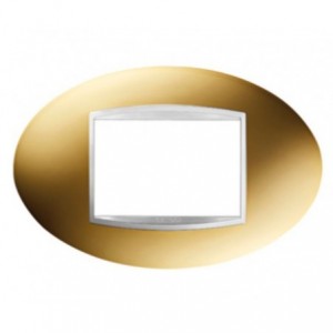 Chorus Art 3-GANG Cover Plate Gold