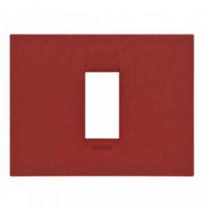 Geo Plate 1-GANG Ruby