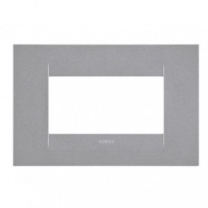 Geo Plate 4-GANG Titanium