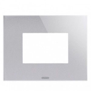 Cover Plate Ice 3-GANG Titanium