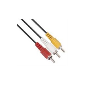 RCA Extended Cable - R/WH/BLK