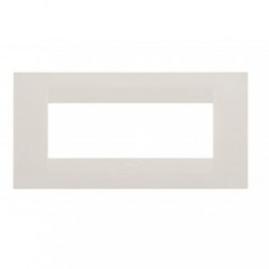 Geo PLATE- 6-GANG- Ivory