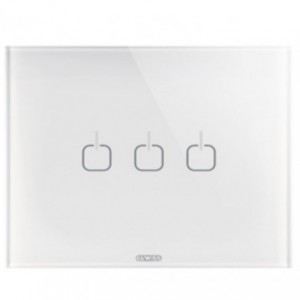 Ice Touch White Cov Plate 3G 3 Sym