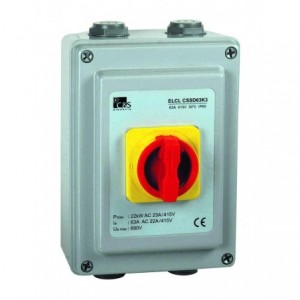 25A 4P Isolator DC Aluminium
