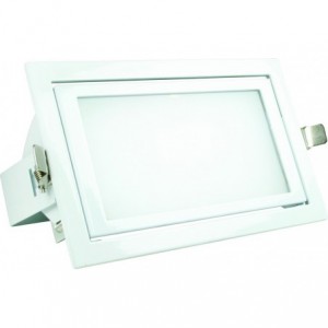 100-245VAC 25W Cool White LED Alum. Flood Light IP65