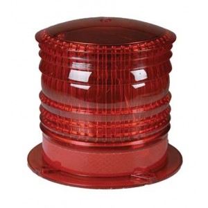 Solar Warning Light Red FLASHING/STEADY On