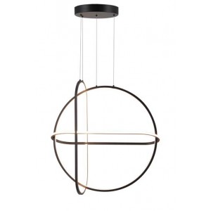 230V 60W LED Cct Pendant Matte Black DIA.600X1200MM