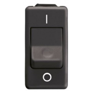 2P 25A Isolating Switch Black