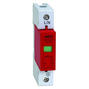 1-POLE (L) 230V 40kA PLUG-IN DIN SURGE ARRESTOR