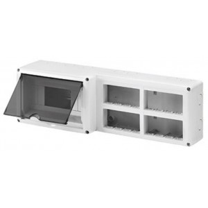 Enclosure 8MOD.DIN+(4X4)MOD.SYSTEM