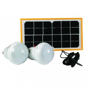 Portable Solar 2 Light Kit