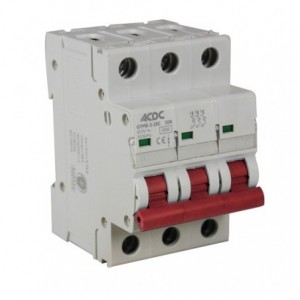 10AMP 3P 4-5KA D Curve Mcb