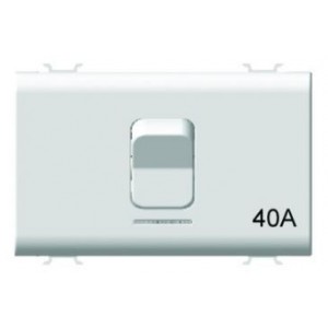 Double Pole Isolator 40A 3 Gang White