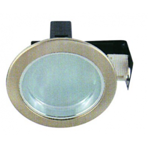 SATIN NICKEL CFL D/LIGHTER C/W GLASS 1 x13W140x95