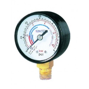10 Bar Pressure Gauge - Bottom Fitting