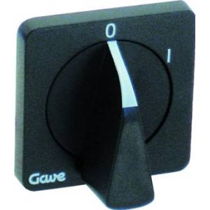 Spare Black Handle + Escutcheon Plate Isolater 0-1. 12A-25A