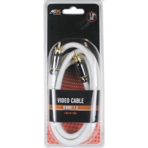 1 Rca To 1 Rca Component Cable 6MM 1.5M