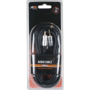 3.5MM Plug To 2 Rca Plug 2.5X5.5MM 3.0M