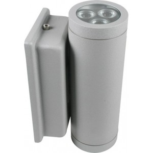 230V Cool White LED Alum. UP/DOWN Light 6W IP44