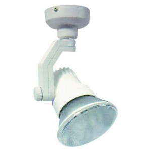CEILING MOUNT ADJ. SPOT LIGHT WHITE 137x272mm E27