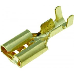 FEMALE DISCONNECTORS OPEN BARREL TERMINAL 6.35X0.8mm /100