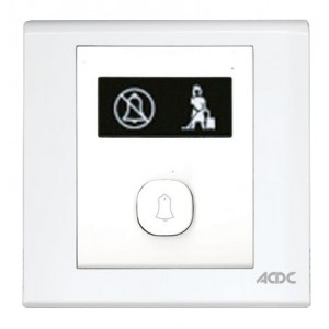 Hotel Door Bell Switch White For 3X3 Box