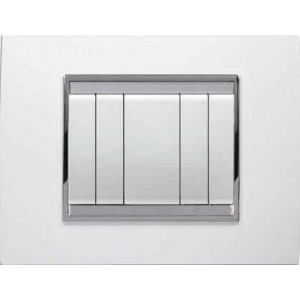 5 LEVER 1P 16A KIT CHORUS WHITE C/W 2x4