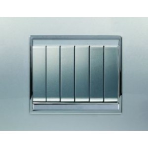 6 LEVER 1P 16A KIT CHORUS TITANIUM C/W 2x4