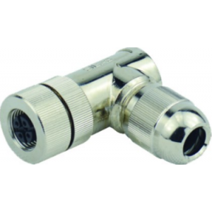 M12 4-POLE Female Screw Connection R/A SHIELDEDPG7 IP67