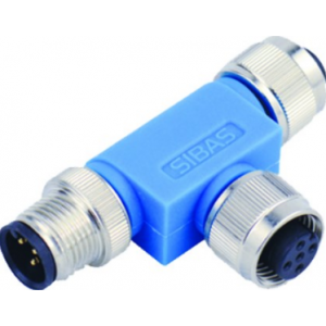 M12 4-POLE T Distributor Connector IP67