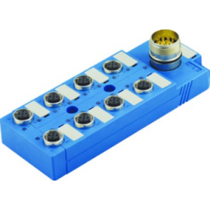 M12 8 PORT 5-POLE PNP ACTUATOR BOX DOUBLE OCCUPANCY 10m