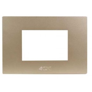 Champagne 2X4 3 Gang Cover Plate