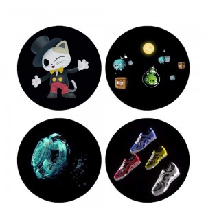 3D Holographic LED Fan for Video and Image Illustration