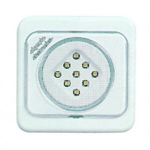 230VAC WEATHERPROOF LED EMERGENCY SPOTLIGHT 9xLED IP65