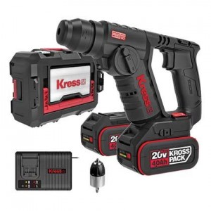 20V Cordless Rotary Hammer C/W Charger +2X4AH Batteries