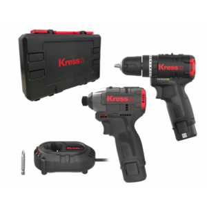 12V Cordless DRILL/ Imp. Driver Kit C/W Stacking Case