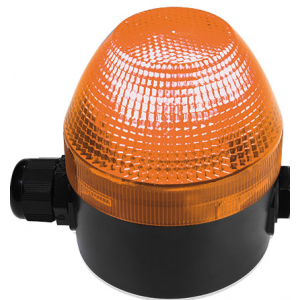 12-24VAC/DC STEADY/FLASHING AMBER BEACON 1Hz