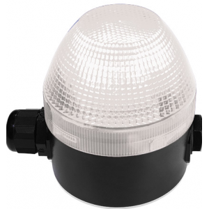 24-48VAC/DC STEADY/FLASHING Clear BEACON- 1HZ