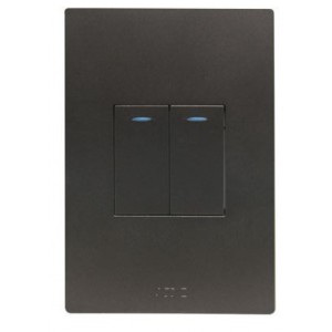 2 Lever 2 Way Switch 2X4 Slate Orion PRE-ASS.