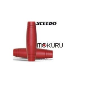 Sceedo SCMKMTLDORG01 Mokuru Metal Finish Dark Red Orange Fidget Stick Stress Toy