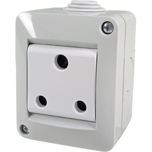 Sa Unswitched Socket 16A 2P+E IP40