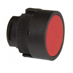 Red Flush Pushbutton Head
