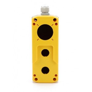 Control Station Enclosure 3 Hole IP65 YEL/BK