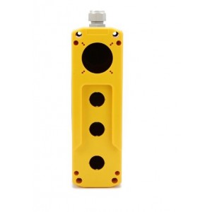 Control Station Enclosure 4 Hole IP65 YEL/BK